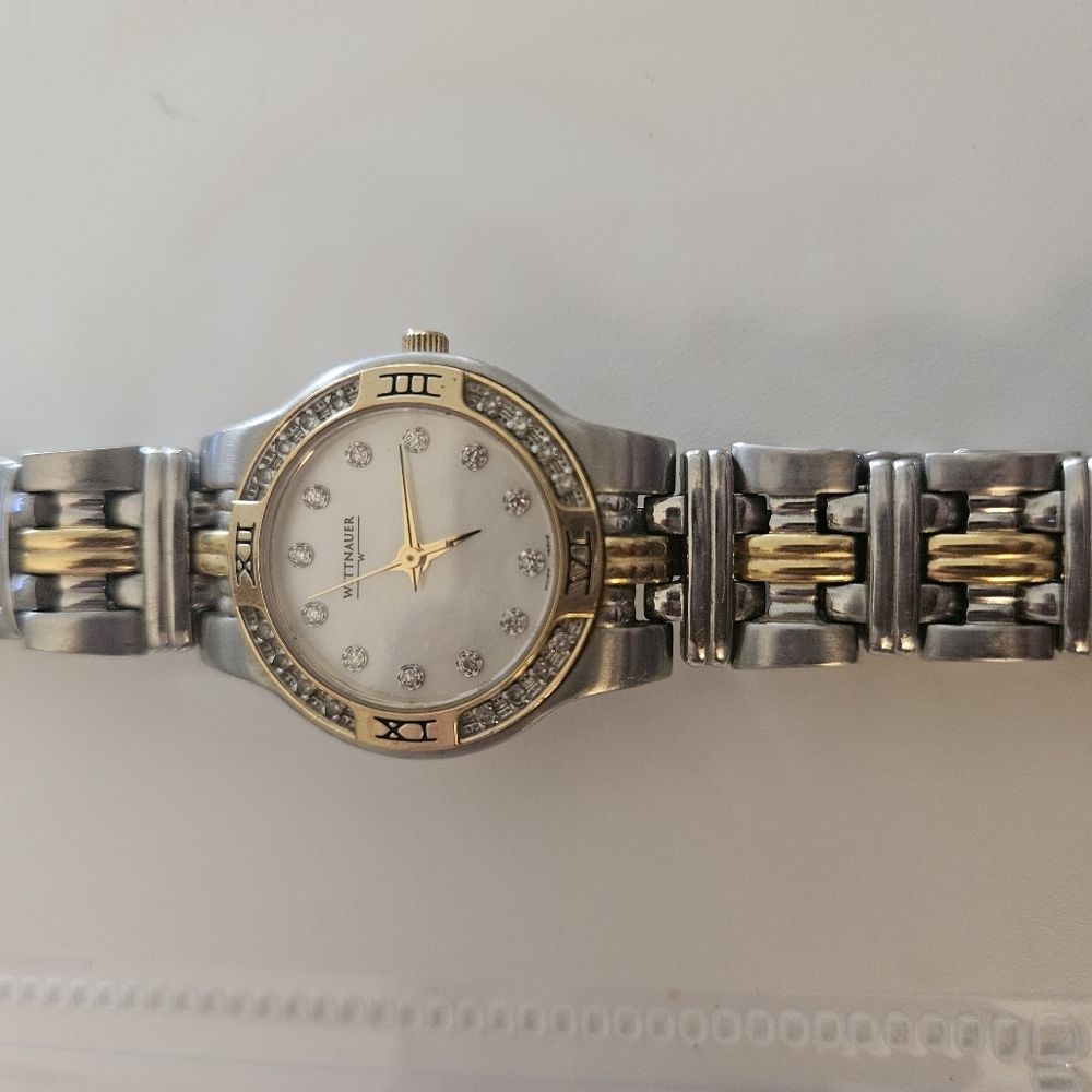 Ladies witthauer watch with accent diamonds